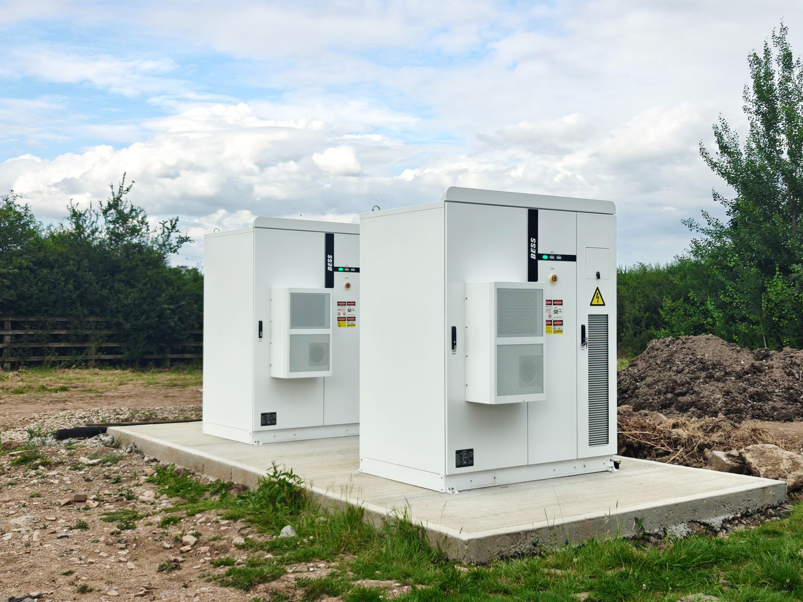 Commercial energy storage installation