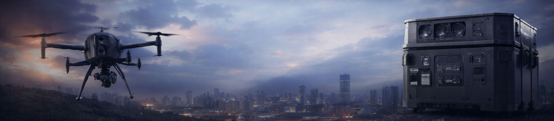 Drone technology operating over modern infrastructure